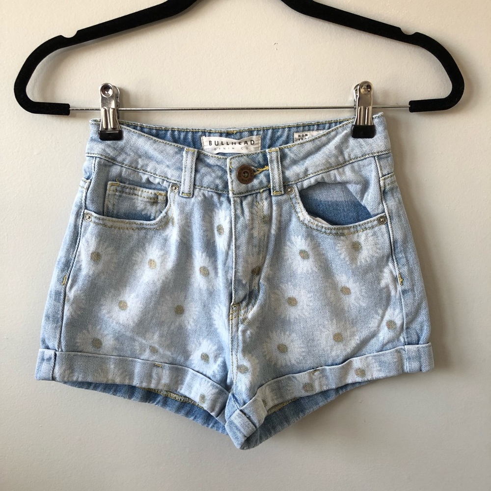 Daisy Mom Shorts